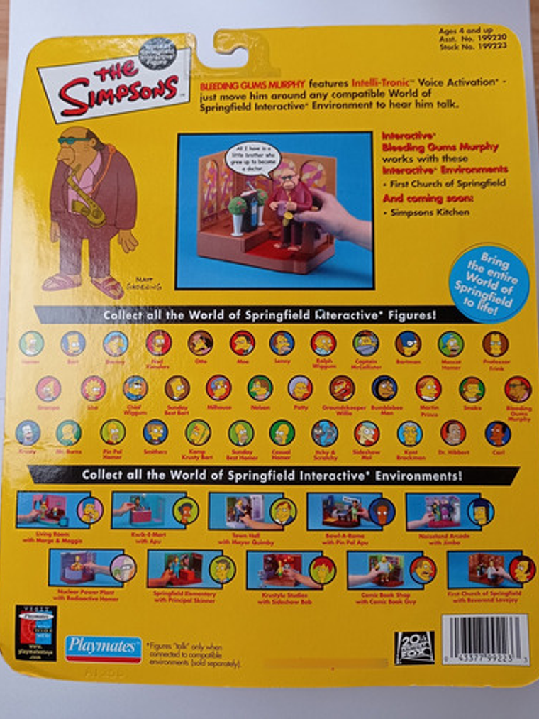 Bleeding Gums Murphy 2001 Simpsons World Of Springfield 5