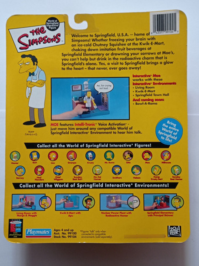 Moe 2001 Simpsons World Of Springfield 5