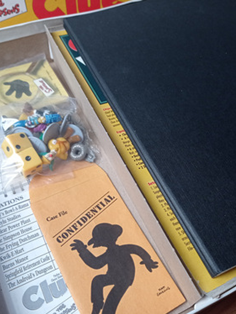 Juego De Mesa Clue Simpsons Ingles Hasbro 4