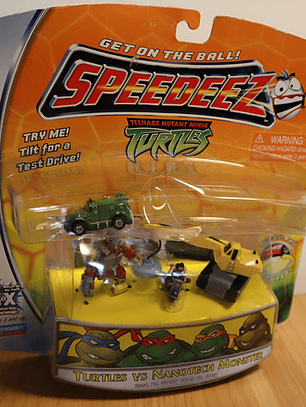 Miniaturas Tmnt 2004 Playmates Speedez Nanotech Monster