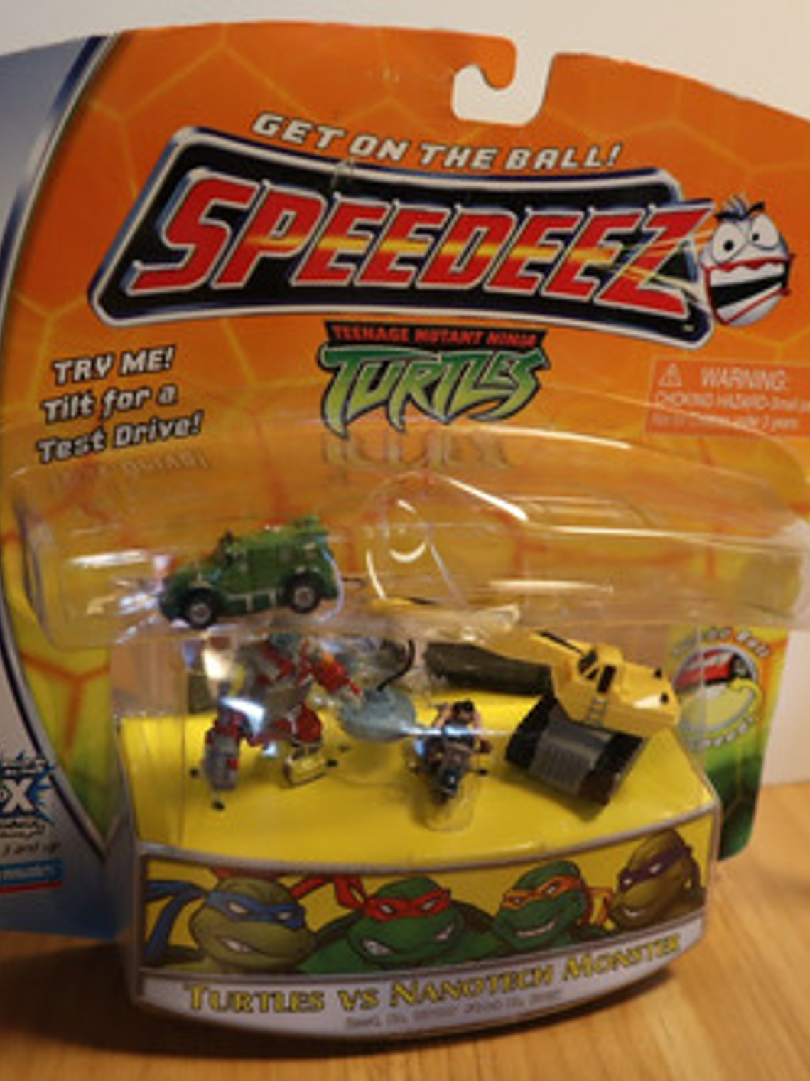 Miniaturas Tmnt 2004 Playmates Speedez Nanotech Monster 2