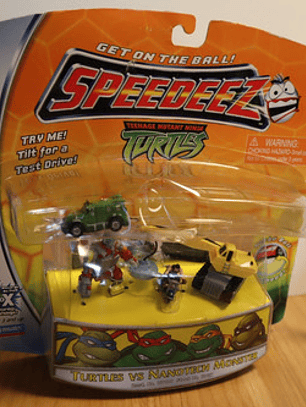 Miniaturas Tmnt 2004 Playmates Speedez Nanotech Monster