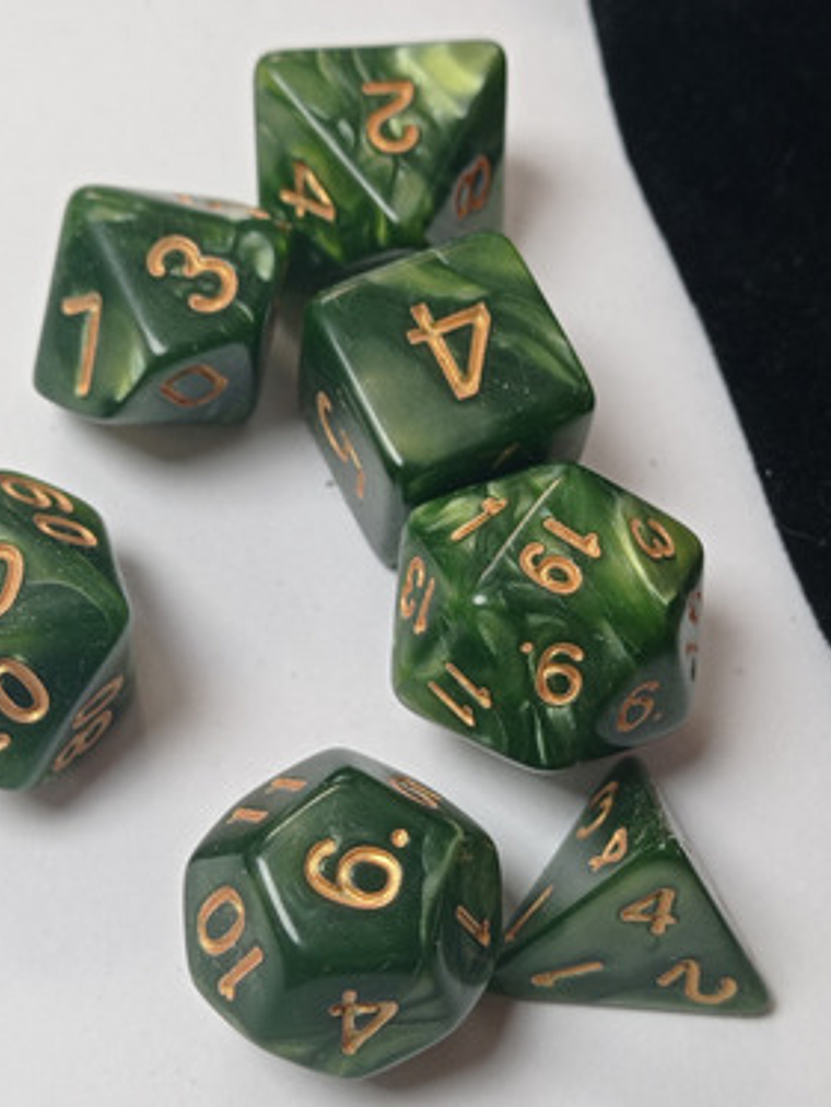 Set 7 Dados Juegos De Rol 2