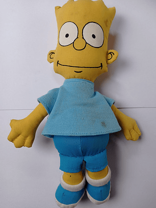 Peluche Bart Simpson Plush 1990 Dandee