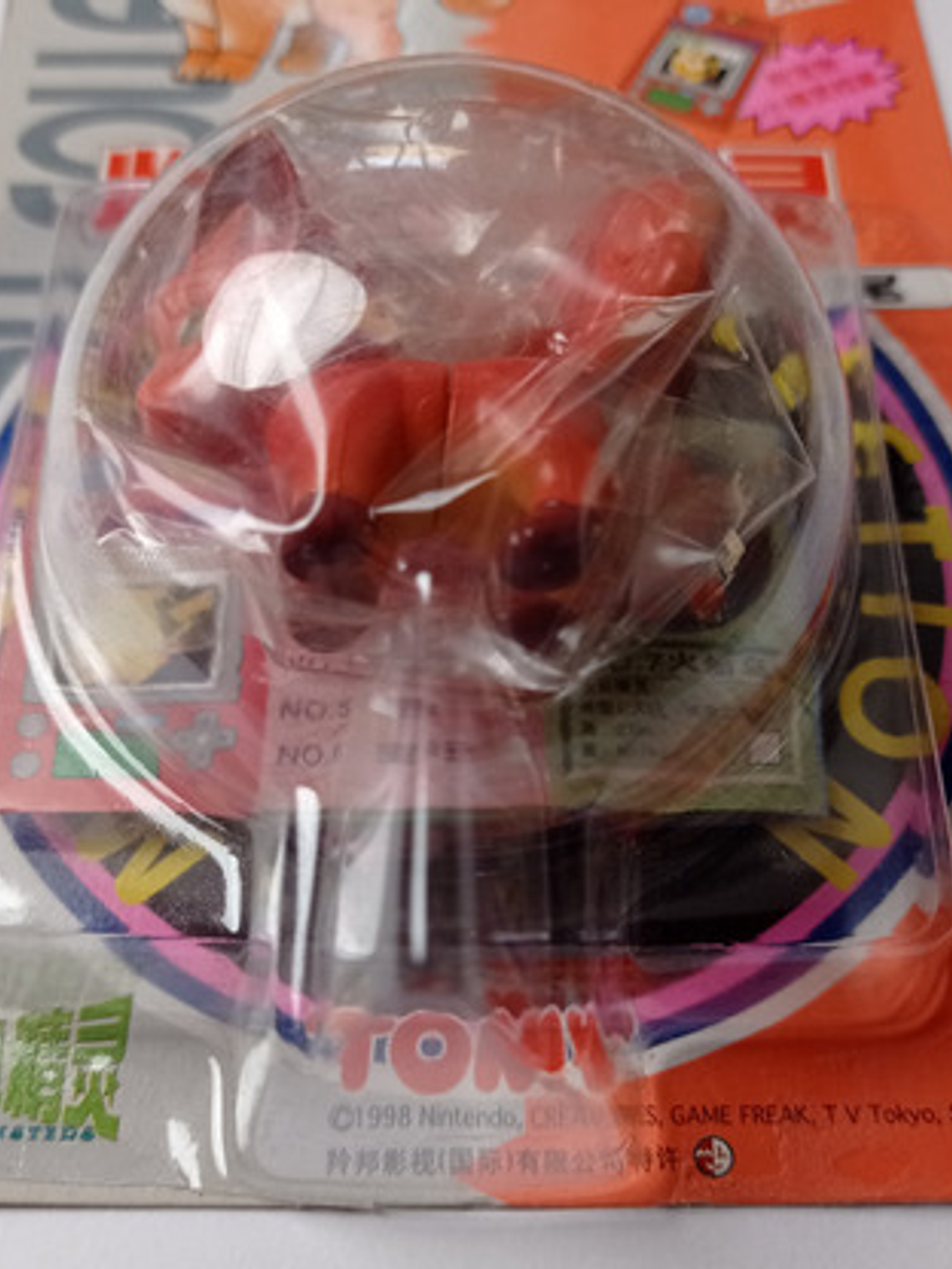 Vulpix 1998 Tomy Pokemon Nintendo 4