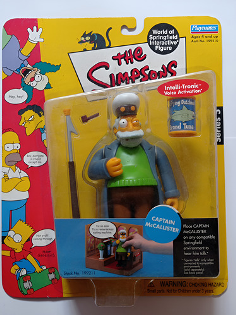 Captain Mccallister 2001 Simpsons World Of Springfield 1