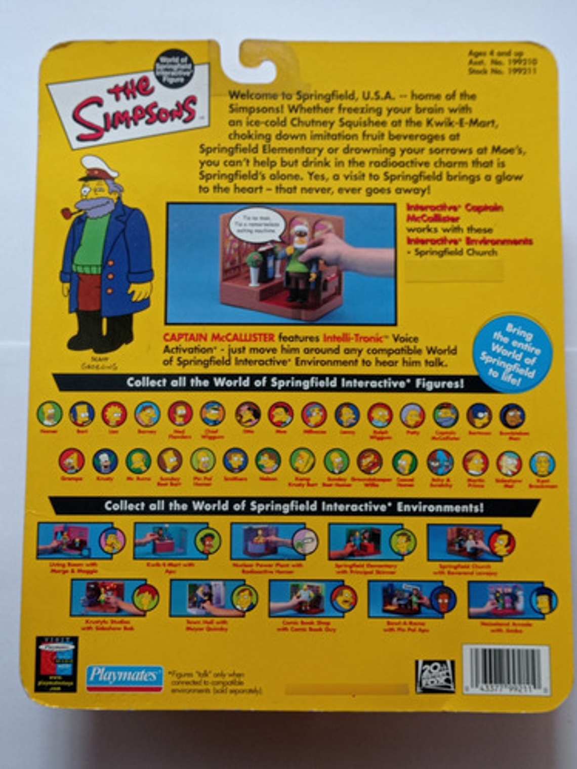 Captain Mccallister 2001 Simpsons World Of Springfield 5