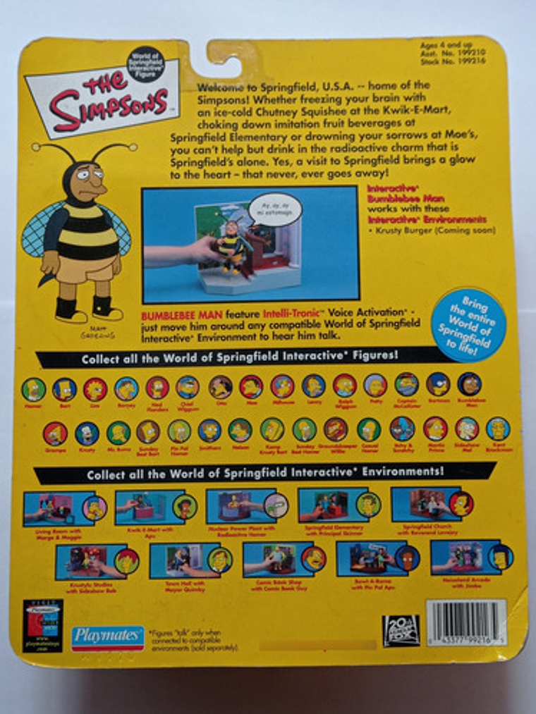 Bumblebee Man 2001 Simpsons World Of Springfield 5