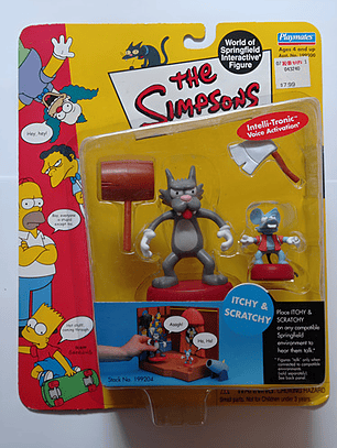 Itchy & Scratchy 2001 Simpsons World Of Springfield