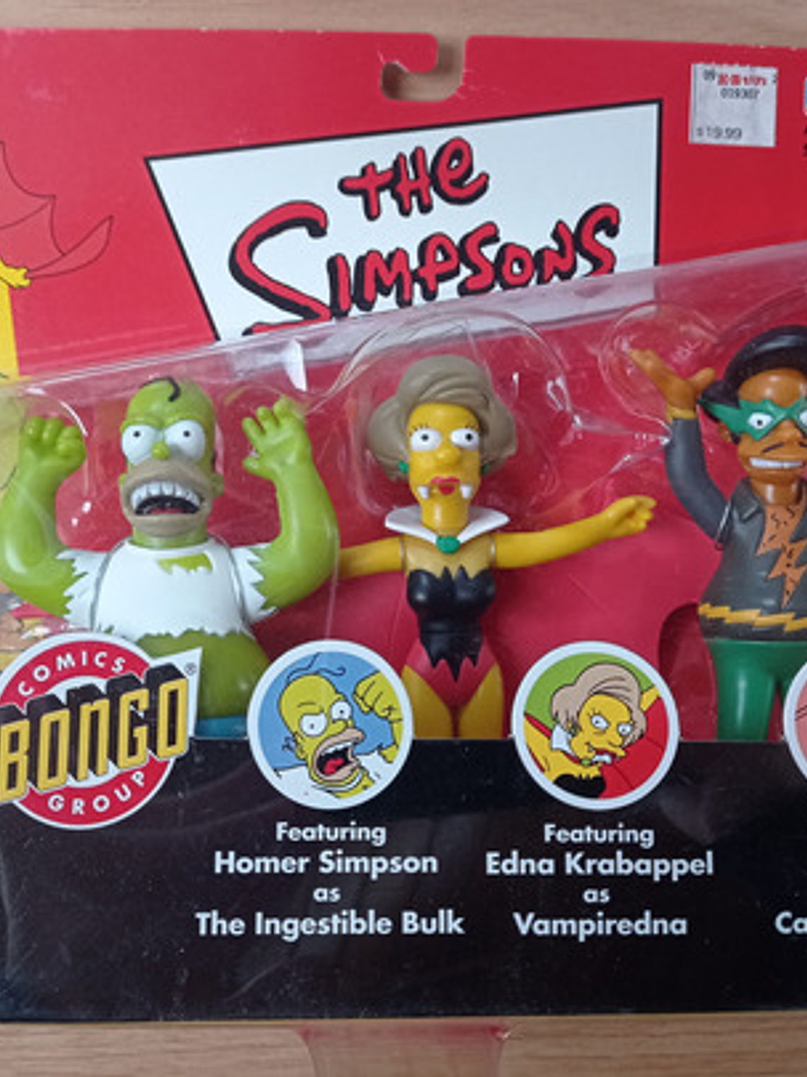 Homer + Edna + Apu Bongo Group 2002 Simpsons 1