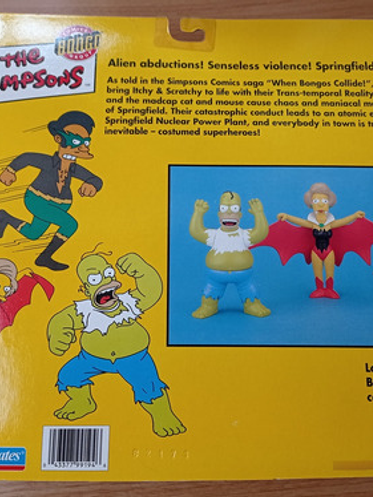 Homer + Edna + Apu Bongo Group 2002 Simpsons 4