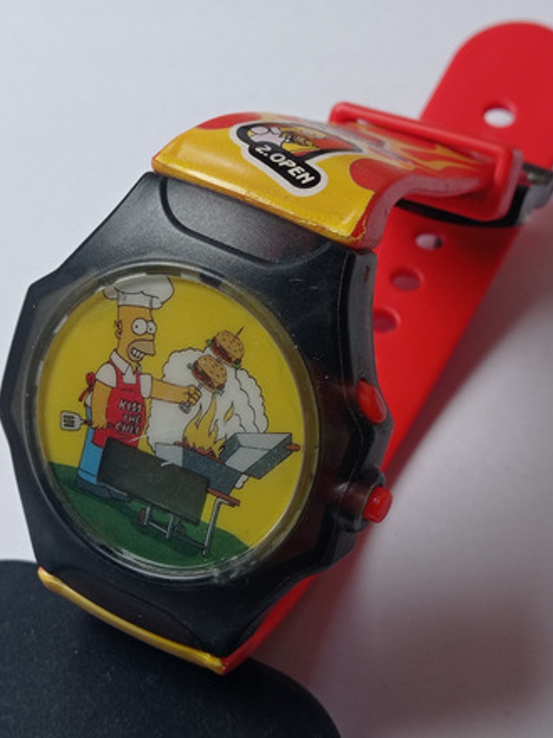 Reloj Simpsons 2002 Homer Kiss The Chef 1