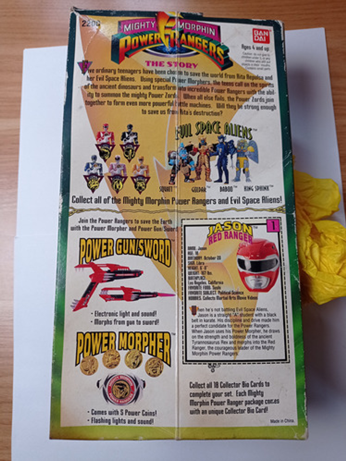 Red Ranger 1993 Bandai Power Rangers Rojo 5