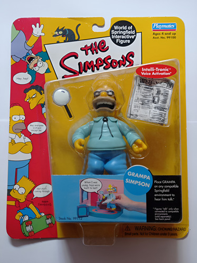Grampa Simpson 2000 Simpsons World Of Springfield 1