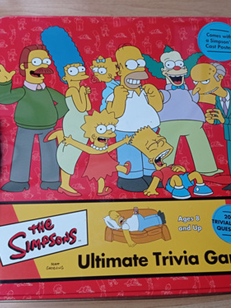 Trivia Game Simpsons 2003 Juego De Mesa Inglés 2