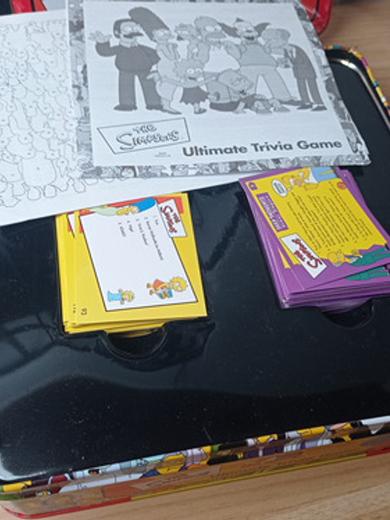 Trivia Game Simpsons 2003 Juego De Mesa Inglés 4