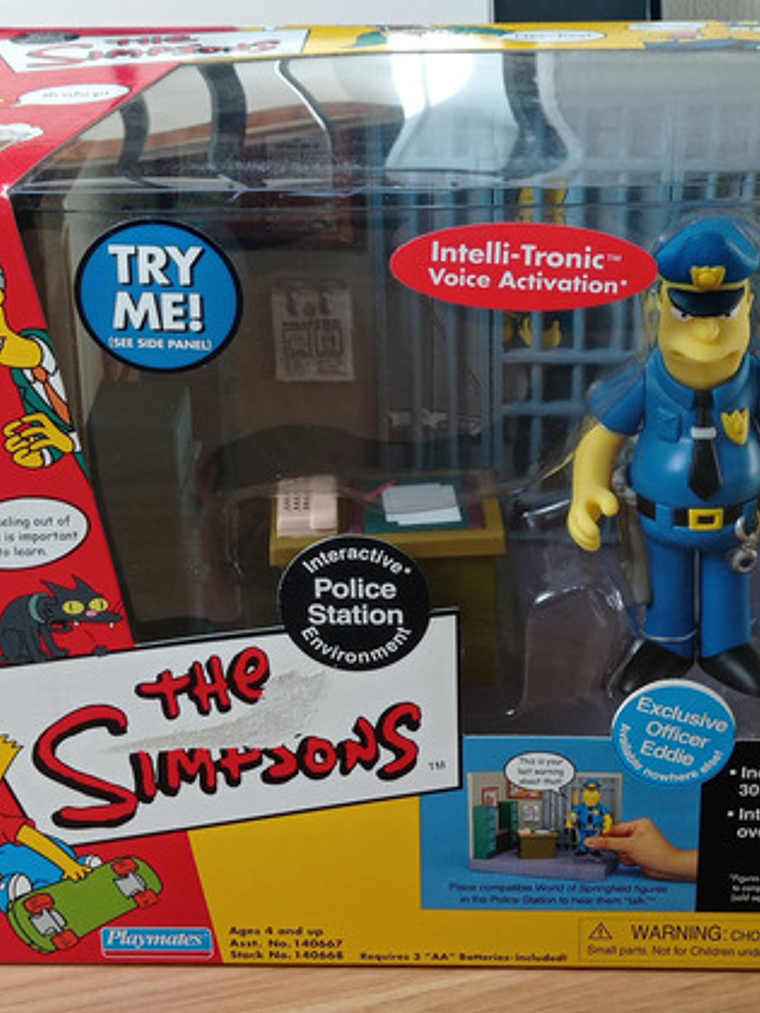 Eddie + Police Station 2002 Simpsons World Springfield 1
