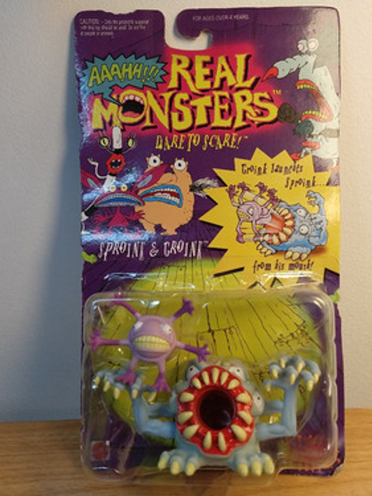 Sproink Y Groink 95 Monstruos De Verdad Nickelodeon Sellado 2