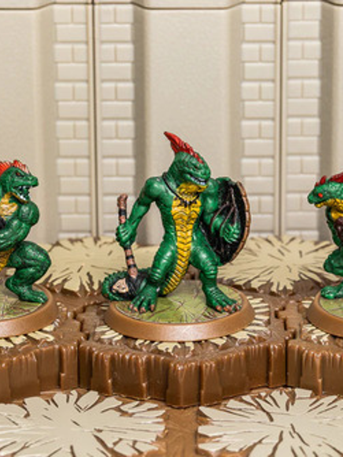 Greenscale Warriors (lizardfolk) Heroscape Dungeons Dragons 1
