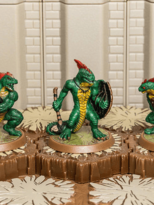 Greenscale Warriors (lizardfolk) Heroscape Dungeons Dragons