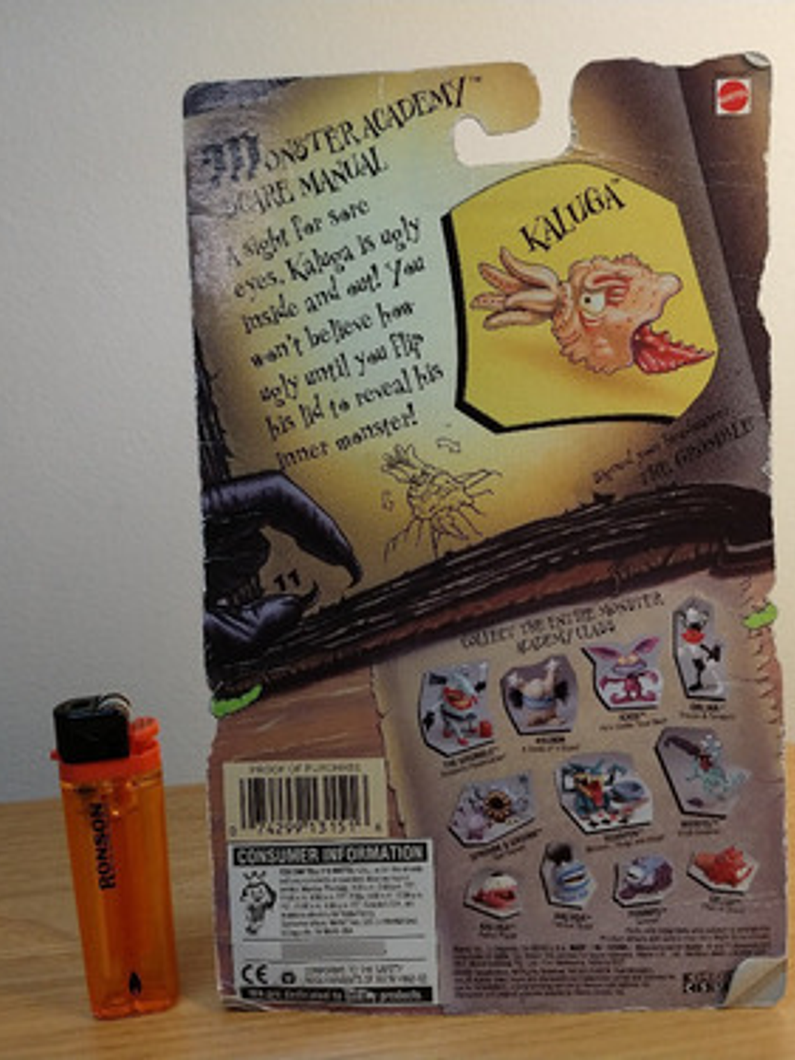 Kaluga 1995 Mattel Monstruos De Verdad Nickelodeon Sellado 4