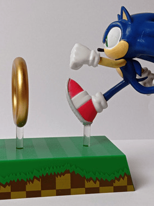 Sonic And Rings Sega Diorama Sonic The Hedgehog