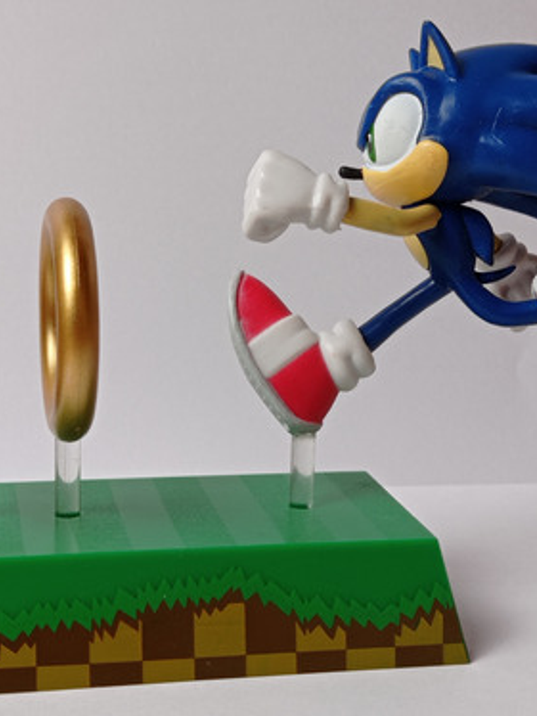 Sonic And Rings Sega Diorama Sonic The Hedgehog 2