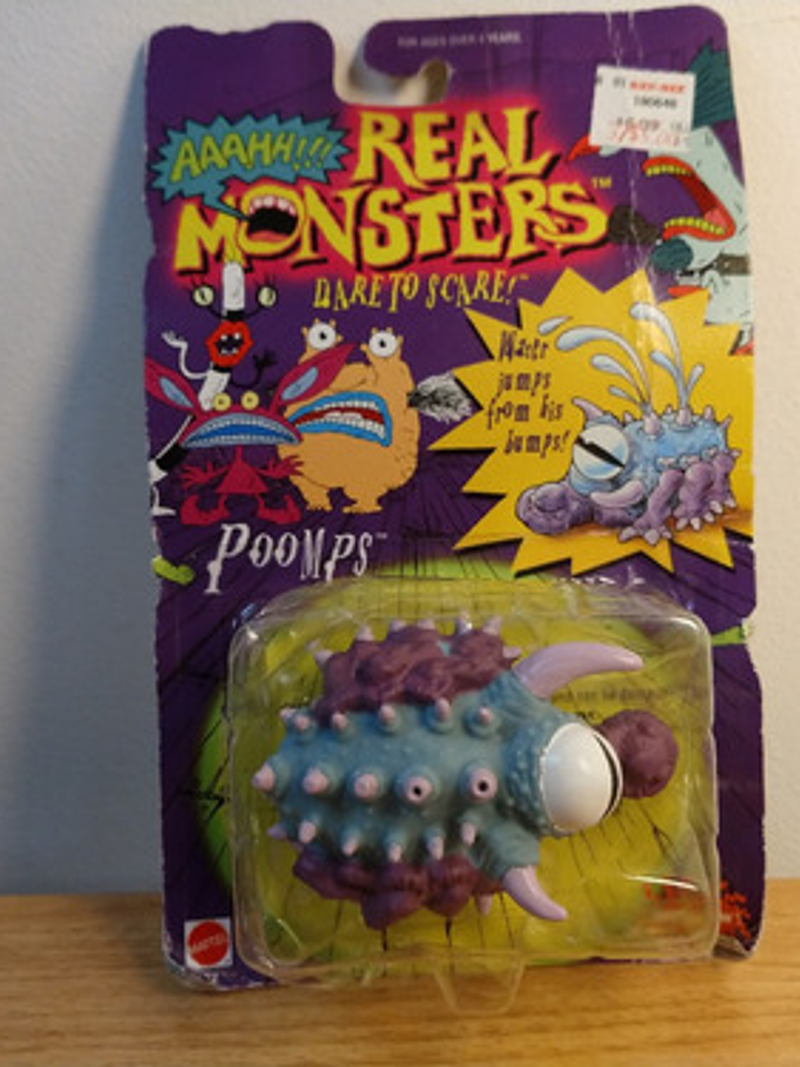 Poomps 1995 Mattel Monstruos De Verdad Nickelodeon Sellado 1