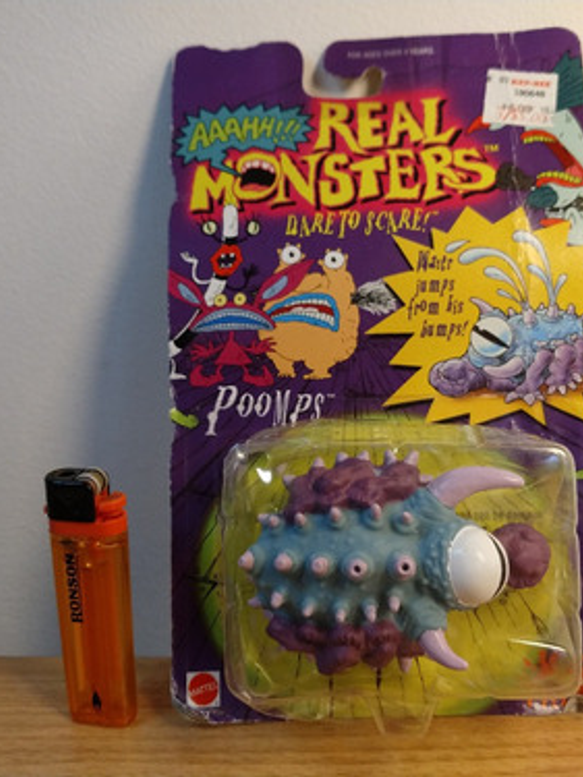 Poomps 1995 Mattel Monstruos De Verdad Nickelodeon Sellado 2