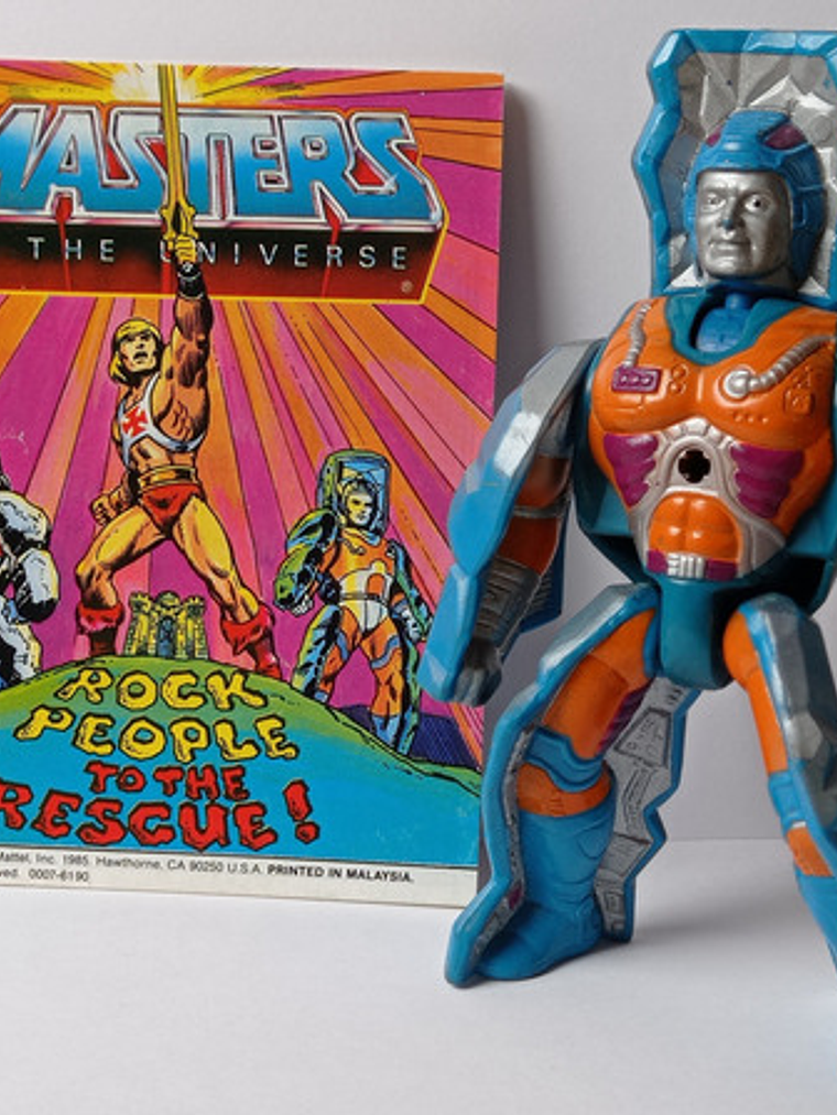 Rokkon + Comic 1986 Motu He-man Heroic Warriors Rock People 1