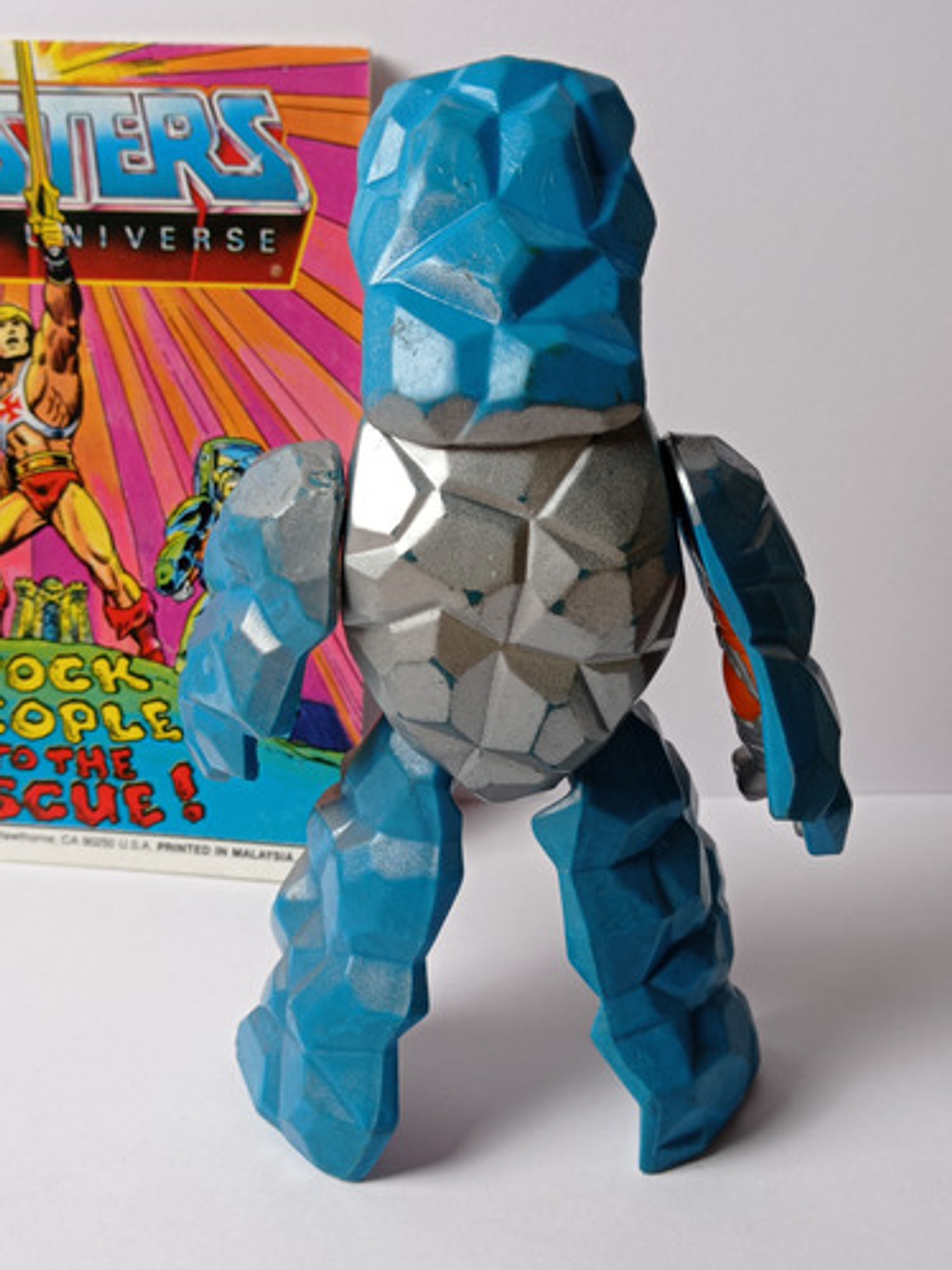 Rokkon + Comic 1986 Motu He-man Heroic Warriors Rock People 3
