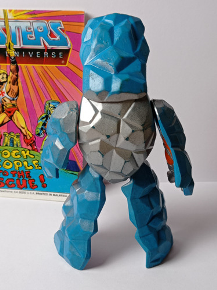 Rokkon + Comic 1986 Motu He-man Heroic Warriors Rock People 3