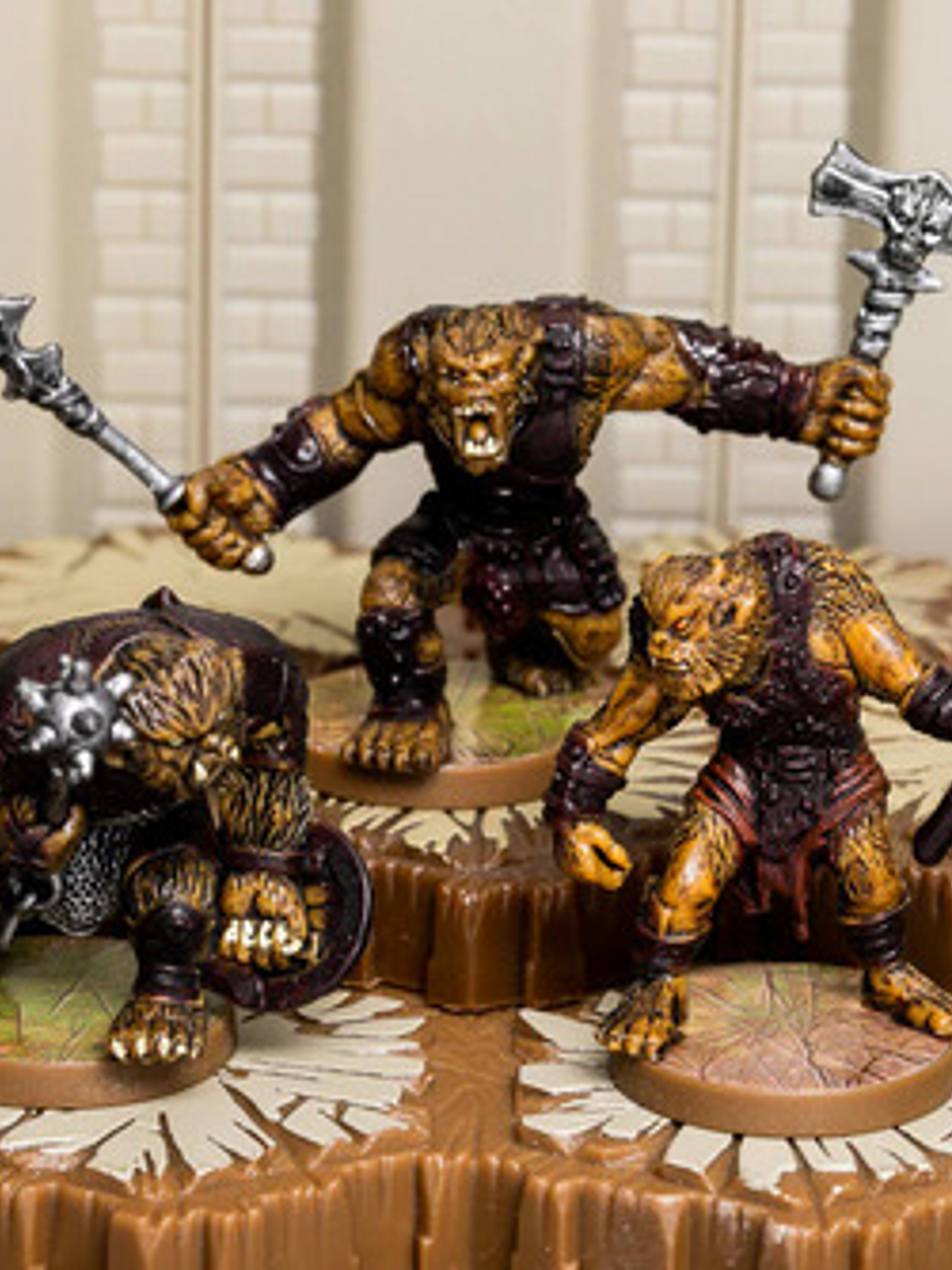 Horned Skull Brutes (bugbear) Heroscape Dungeons And Dragons 1