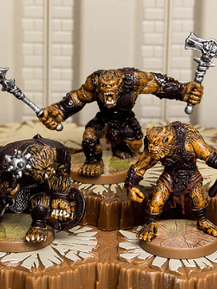 Horned Skull Brutes (bugbear) Heroscape Dungeons And Dragons