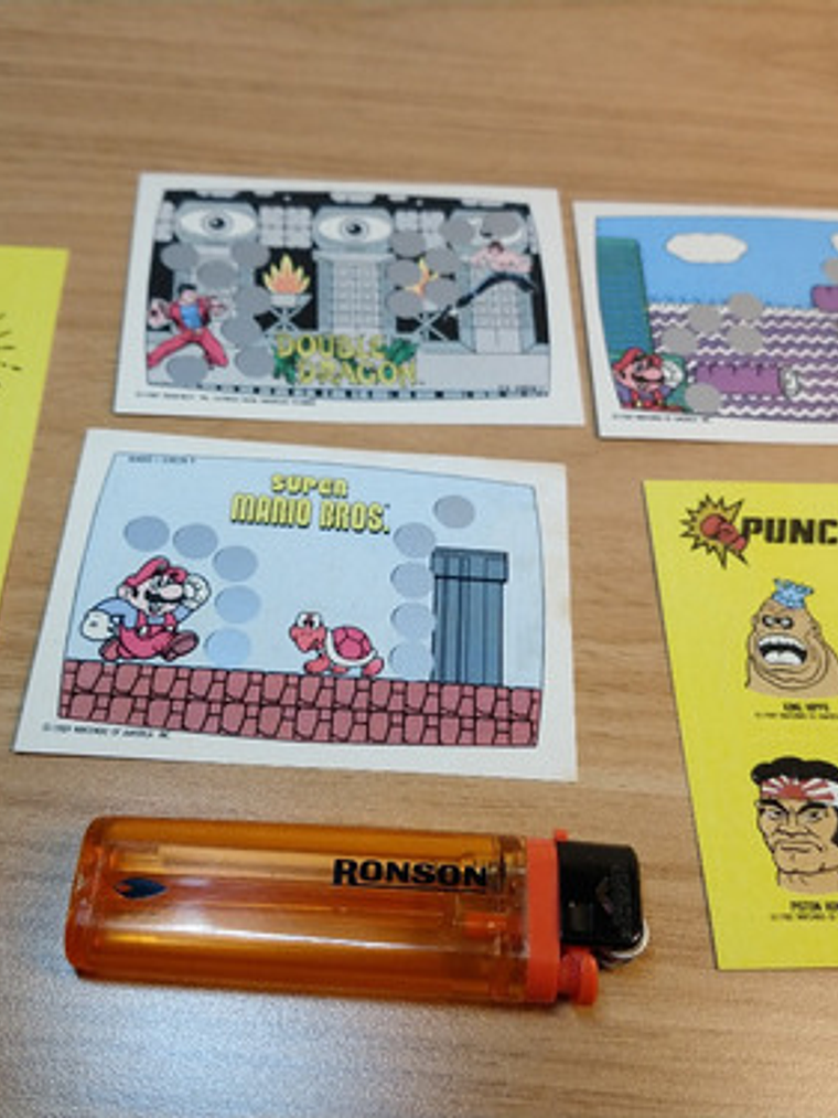 Sobre 5 Cartas Nintendo 1989 Gamepack Peach Princess 3