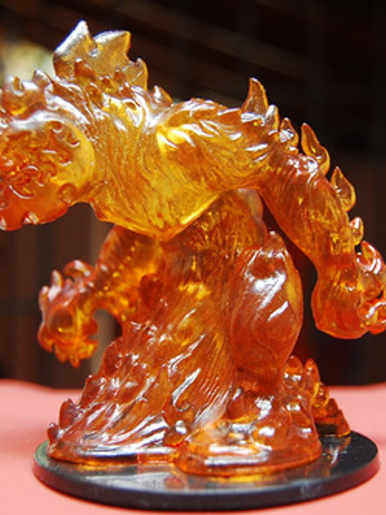 Huge Fire Elemental #20 War Of The Dragon Queen Mini Dnd 4