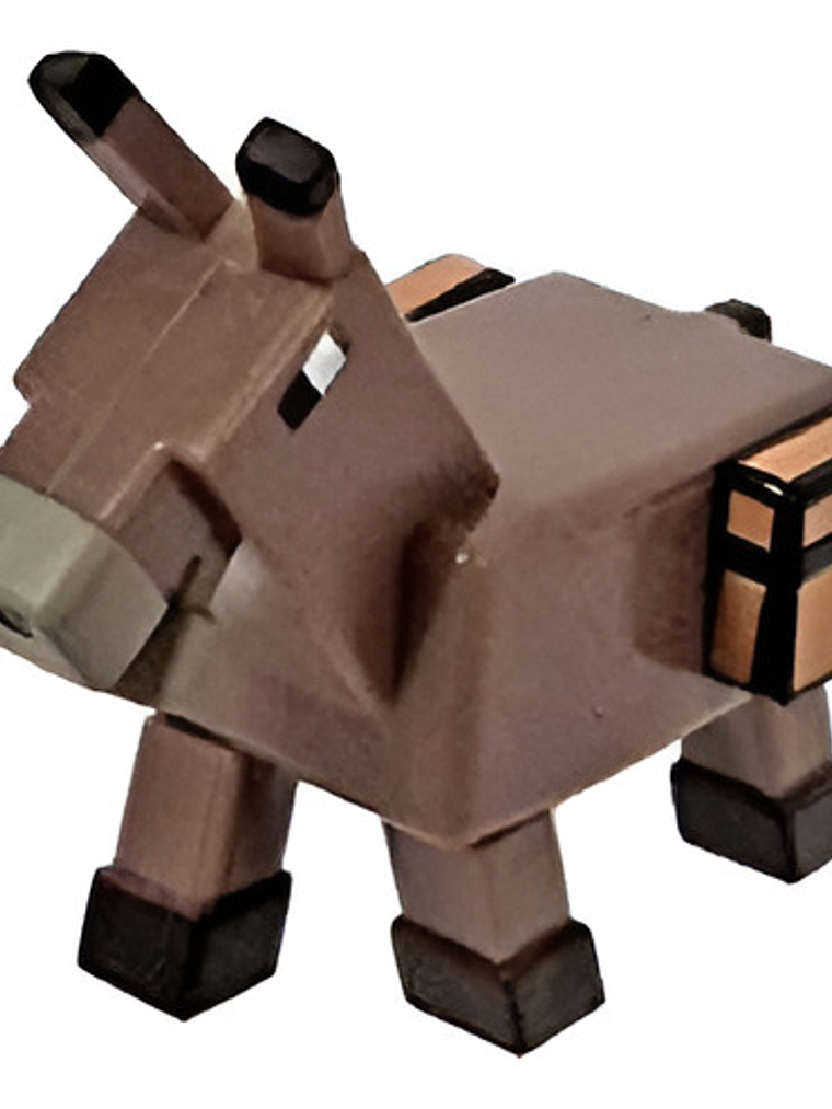 Figura Minecraft - Donkey With Chests - Mini Mattel 1