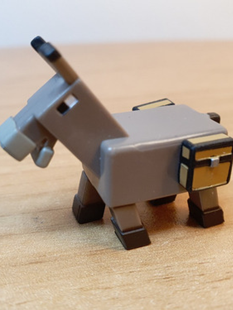 Figura Minecraft - Donkey With Chests - Mini Mattel 2