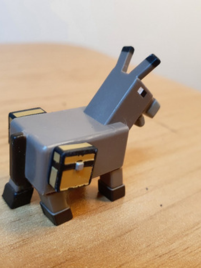 Figura Minecraft - Donkey With Chests - Mini Mattel 5