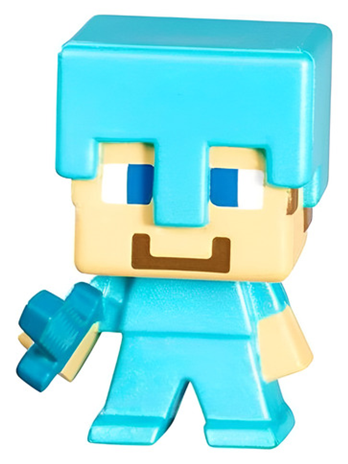 Figura Minecraft Steve With Diamond Armor Mini Mattel 1