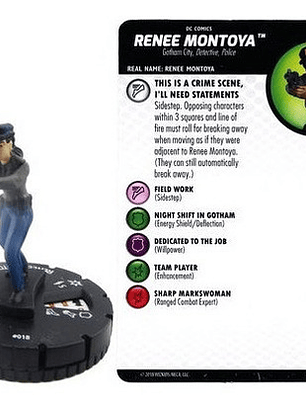 Renee Montoya #018 Batman The Animated Series Heroclix