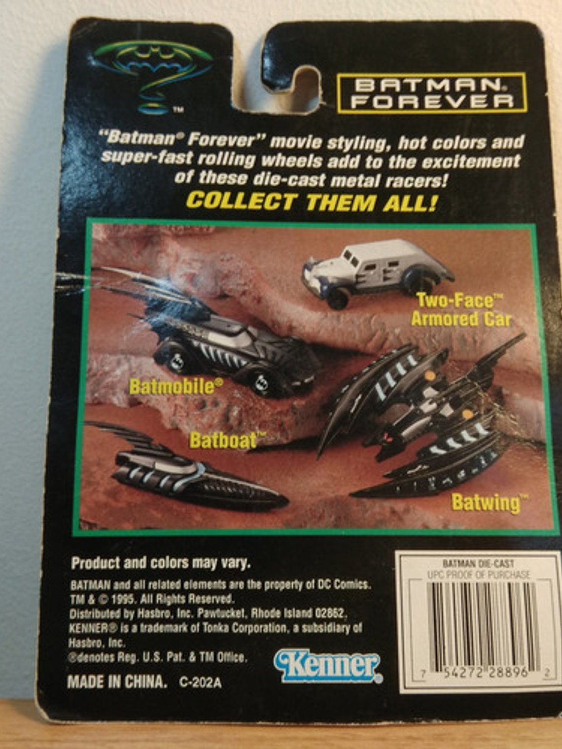 Two-face Armored Car 1995 Batman Forever Die Cast Kenner 4