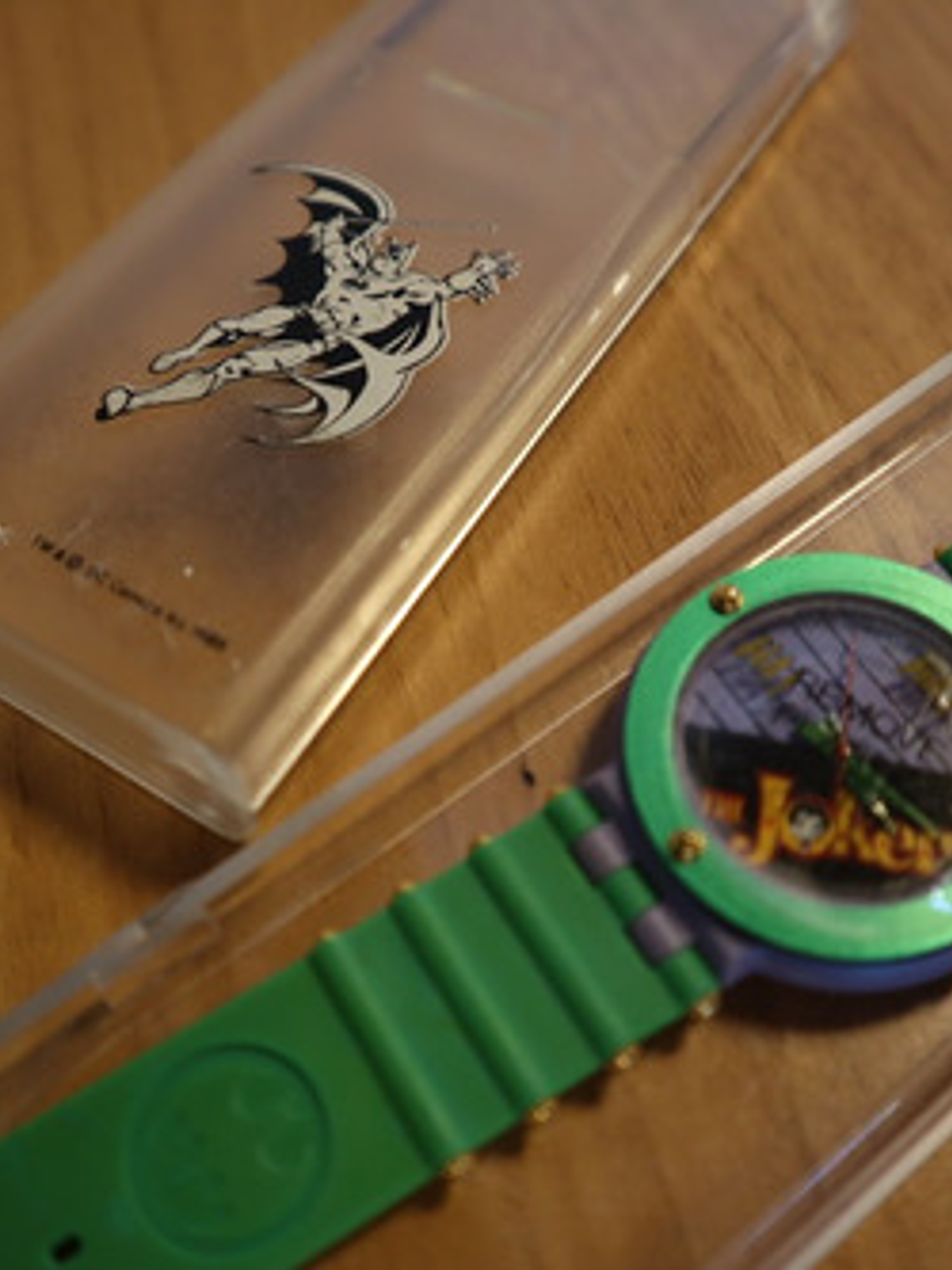Reloj The Joker 1989 Quintel Dc Comics The Batman Verde 1
