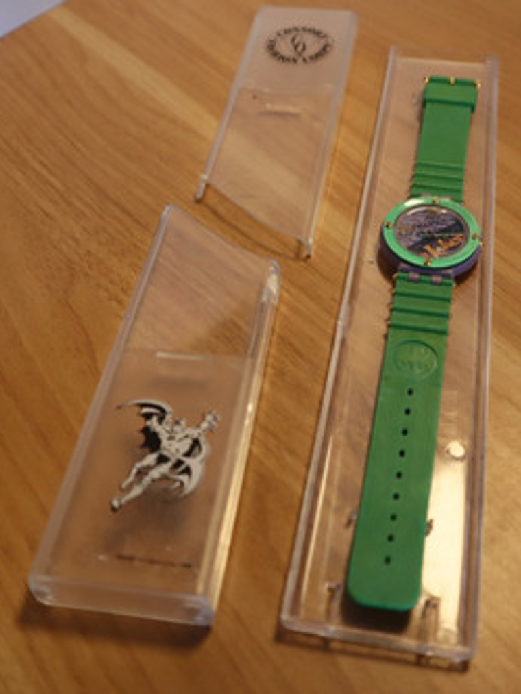 Reloj The Joker 1989 Quintel Dc Comics The Batman Verde 7