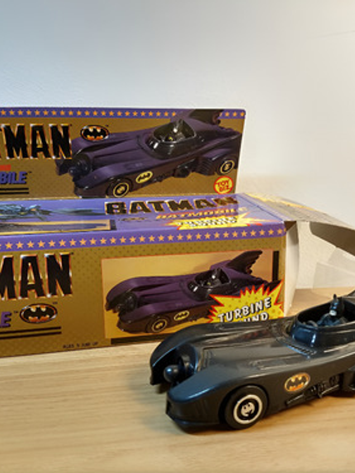 Batmobile Turbine Sound 1989 Batman Dc Negro 1
