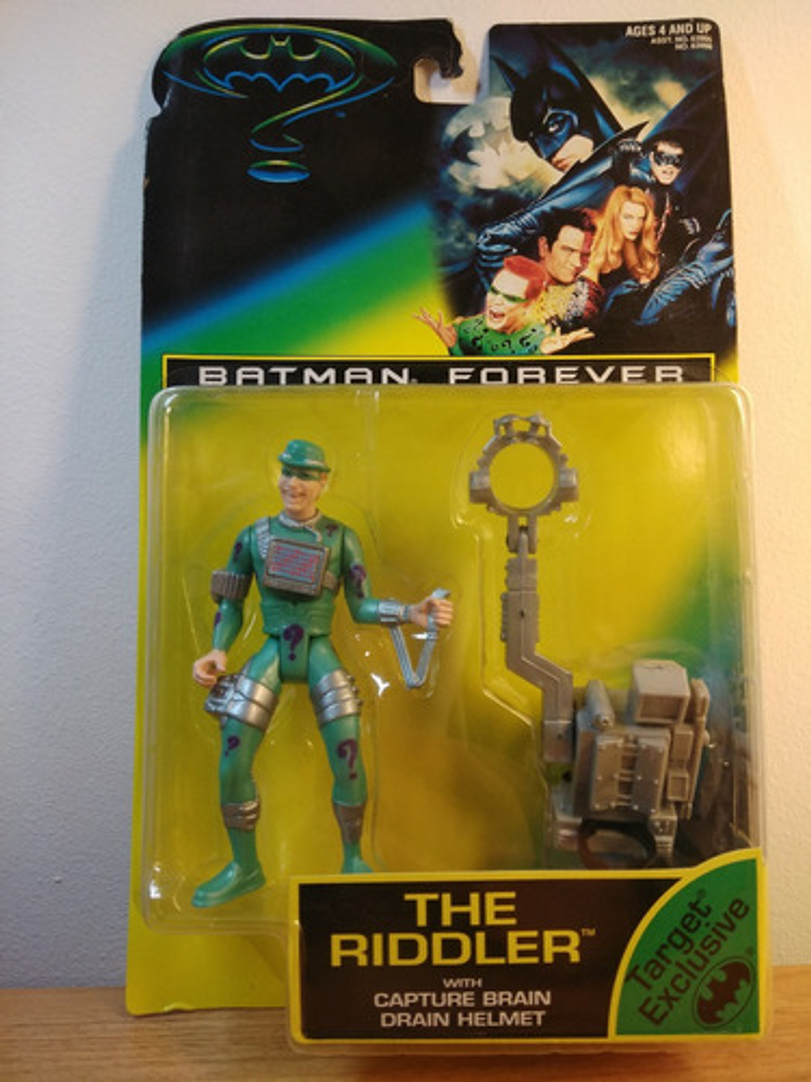The Riddler With Helmet Exclusive 1995 Batman Forever Kenner 1