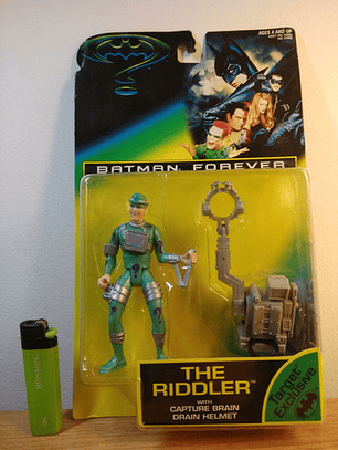 The Riddler With Helmet Exclusive 1995 Batman Forever Kenner