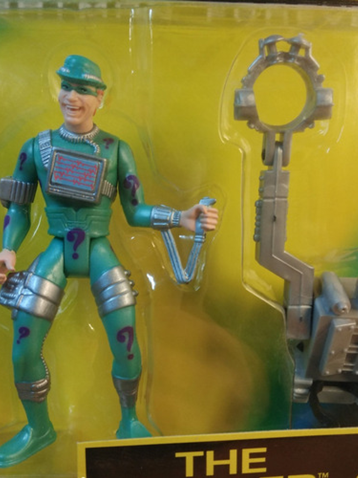 The Riddler With Helmet Exclusive 1995 Batman Forever Kenner 4