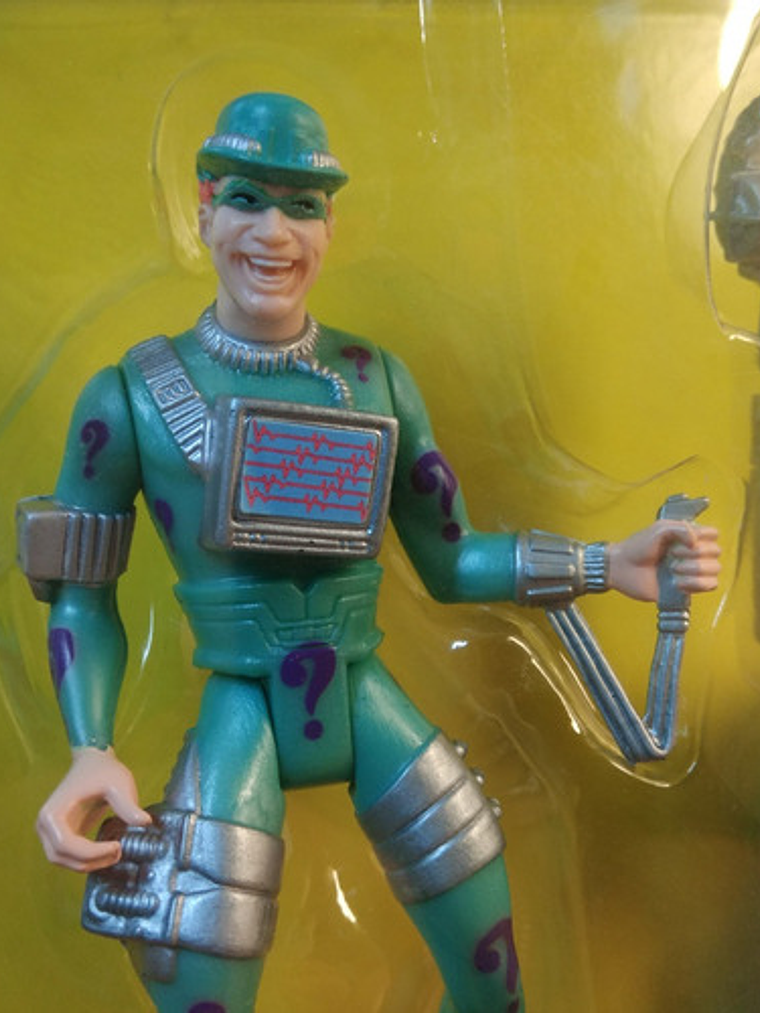 The Riddler With Helmet Exclusive 1995 Batman Forever Kenner 5