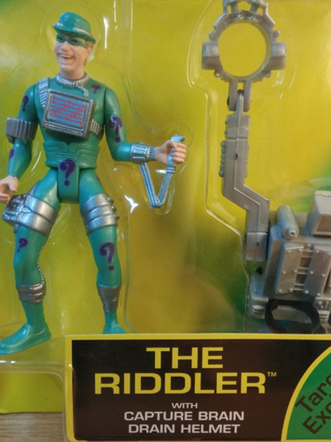 The Riddler With Helmet Exclusive 1995 Batman Forever Kenner 6